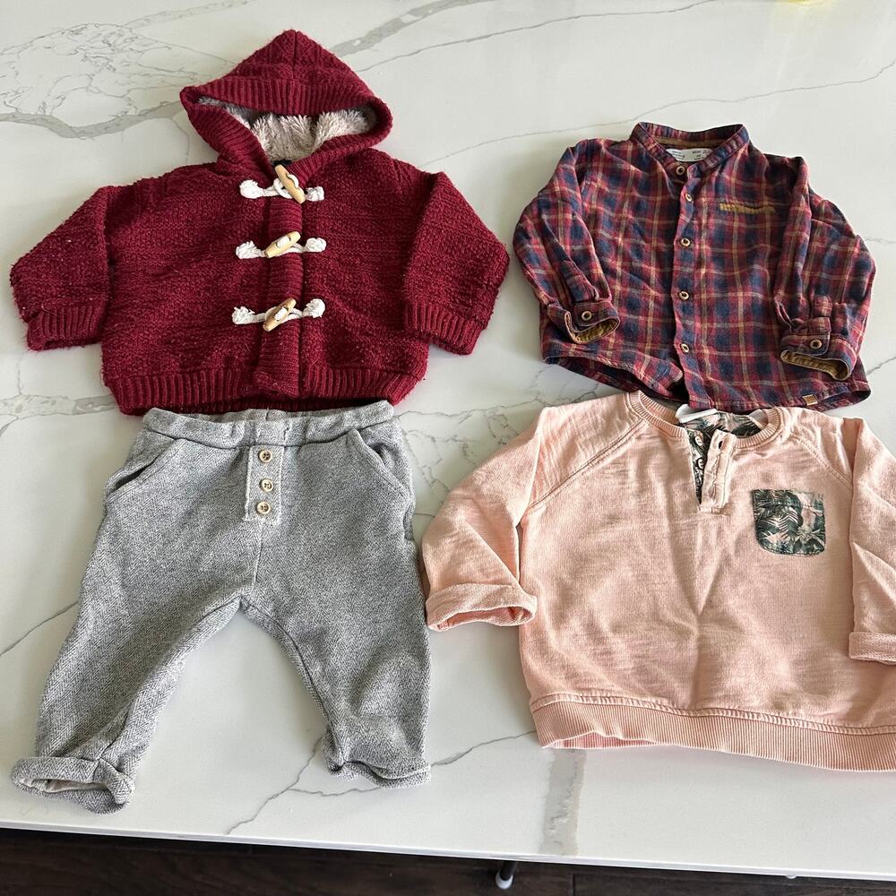 ZARA baby Boy Clothes Bundle  size 9-12 M